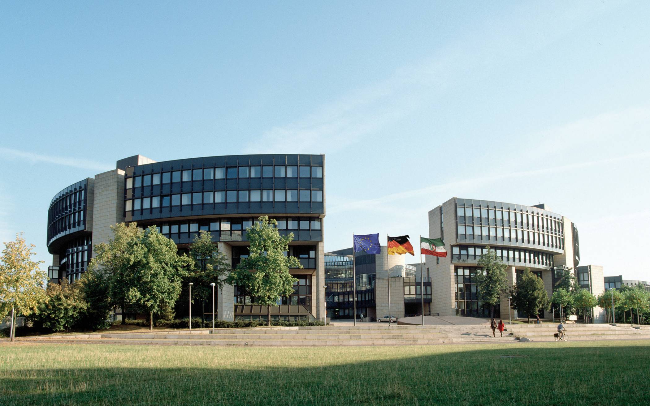Der Düsseldorfer Landtag.