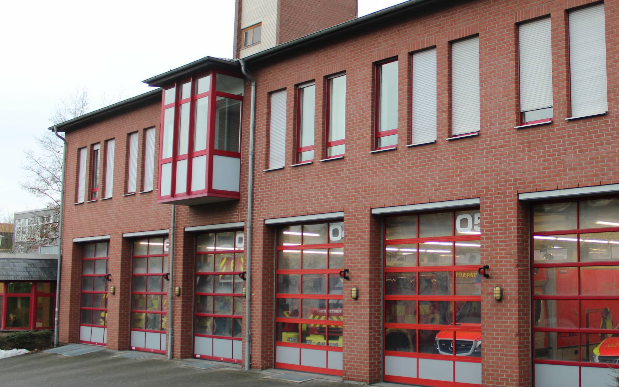  Feuerwehrstandort an der Laubacher Straße. 