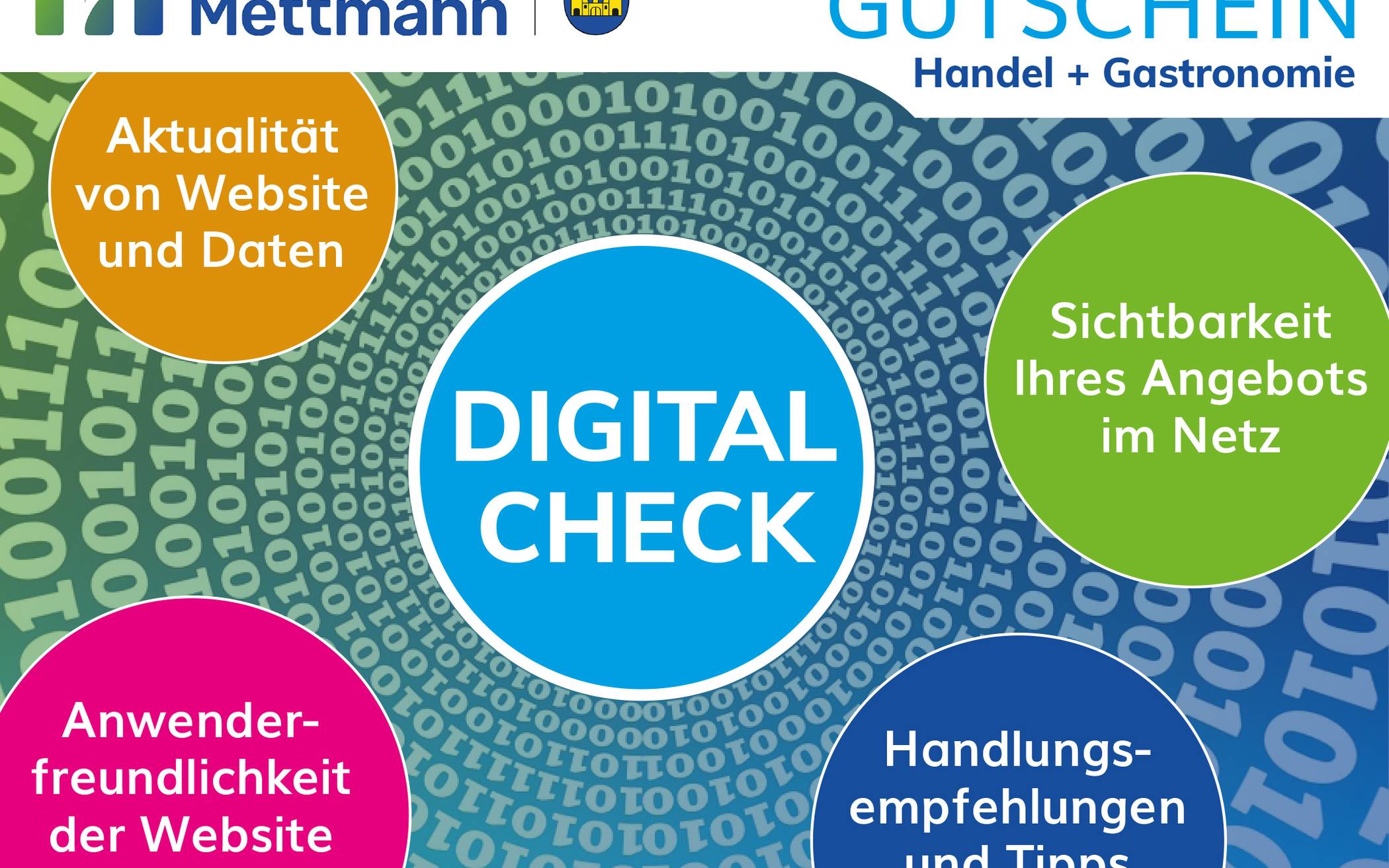 Kostenloser Digital-Check für Einzelhandel und Gastronomie