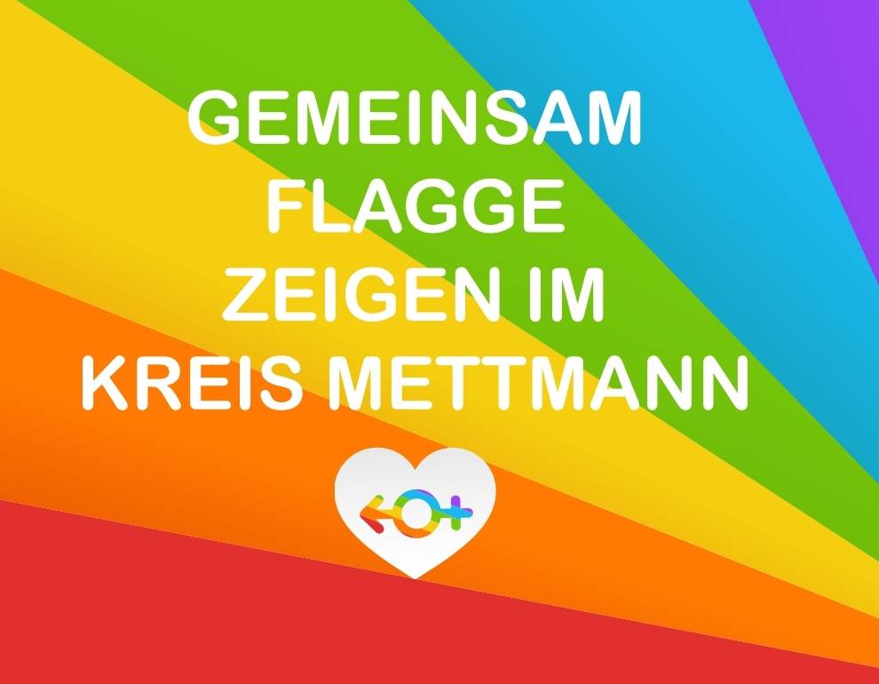 Die Regenbogenflagge als Zeichen für Vielfalt.&#x21e5;Foto: