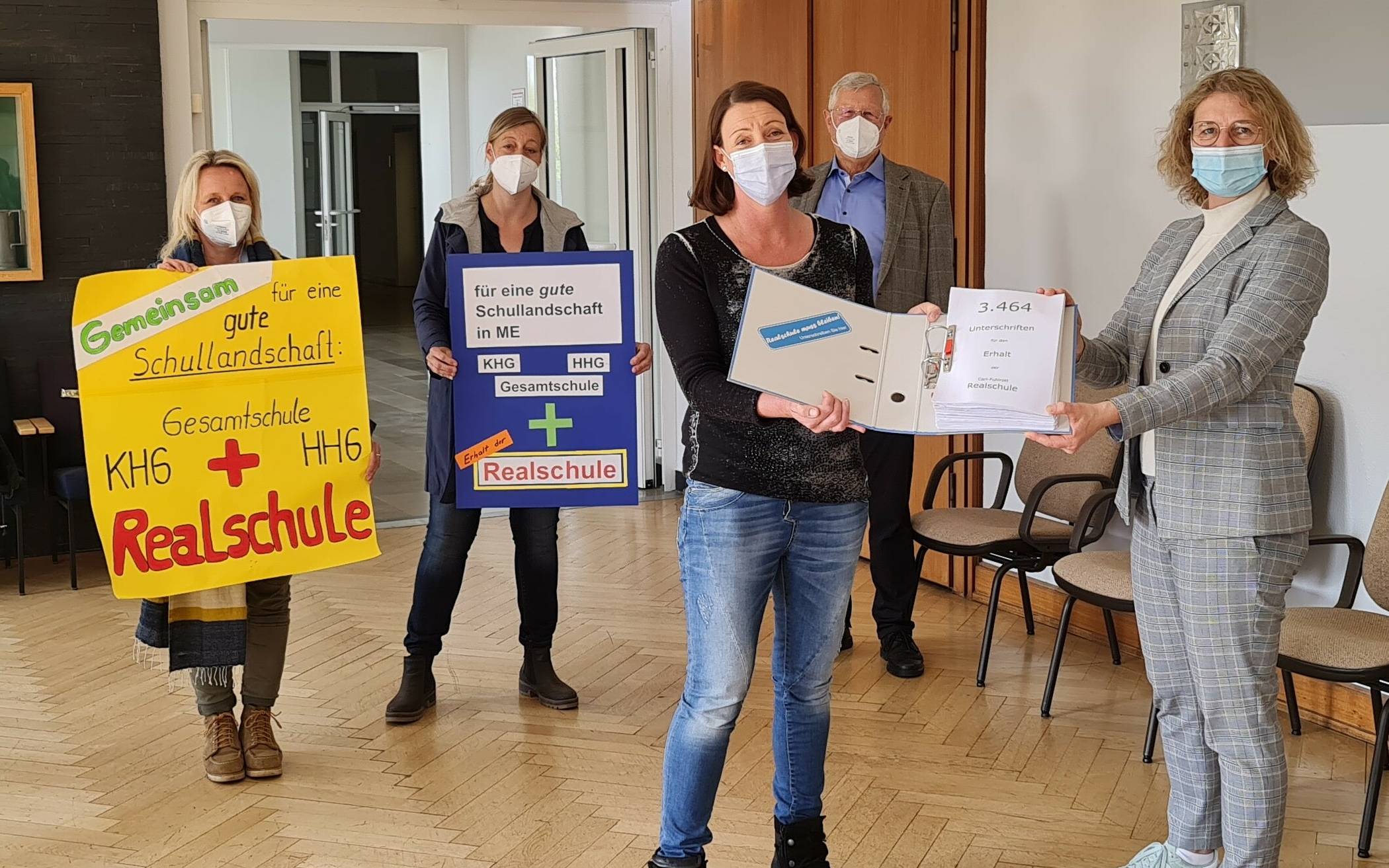 Vertreter der Initiative für den Erhalt