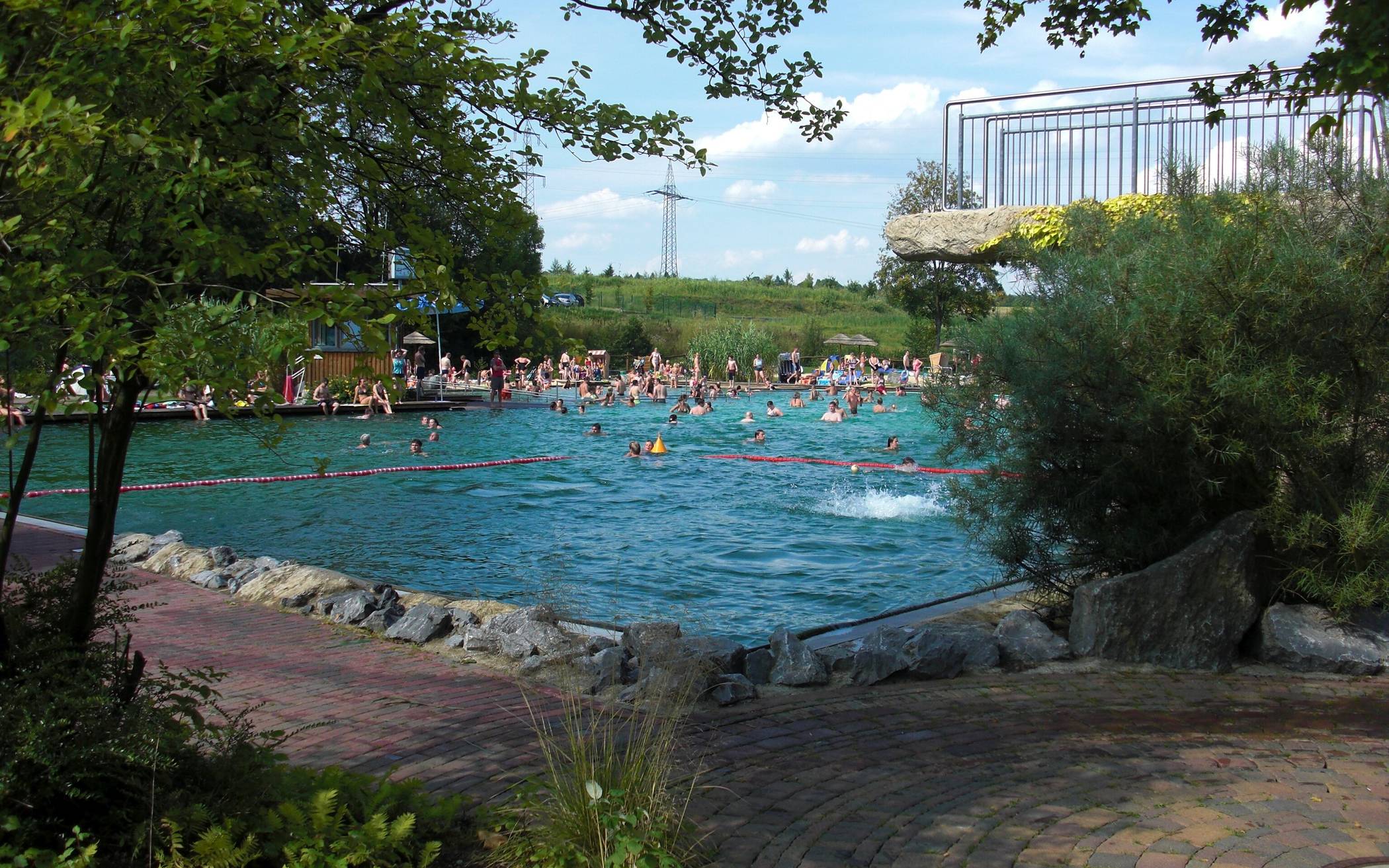 Nach dem Starkregen: Mettmanner Naturfreibad öffnet Samstag wieder