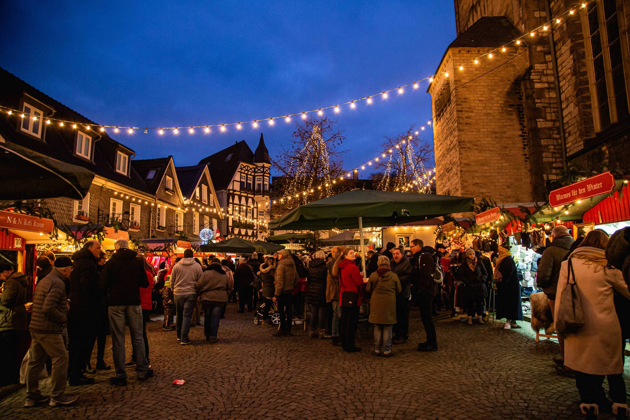 Der Blotschenmarkt in Mettmann. 