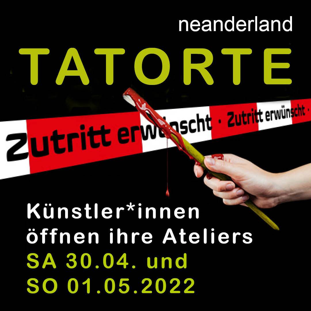 Anmeldung für Künstlerinnen und Künstler bis zum 30. Januar: neanderland TATORTE – offene Ateliers am 30. April und 1. Mai
