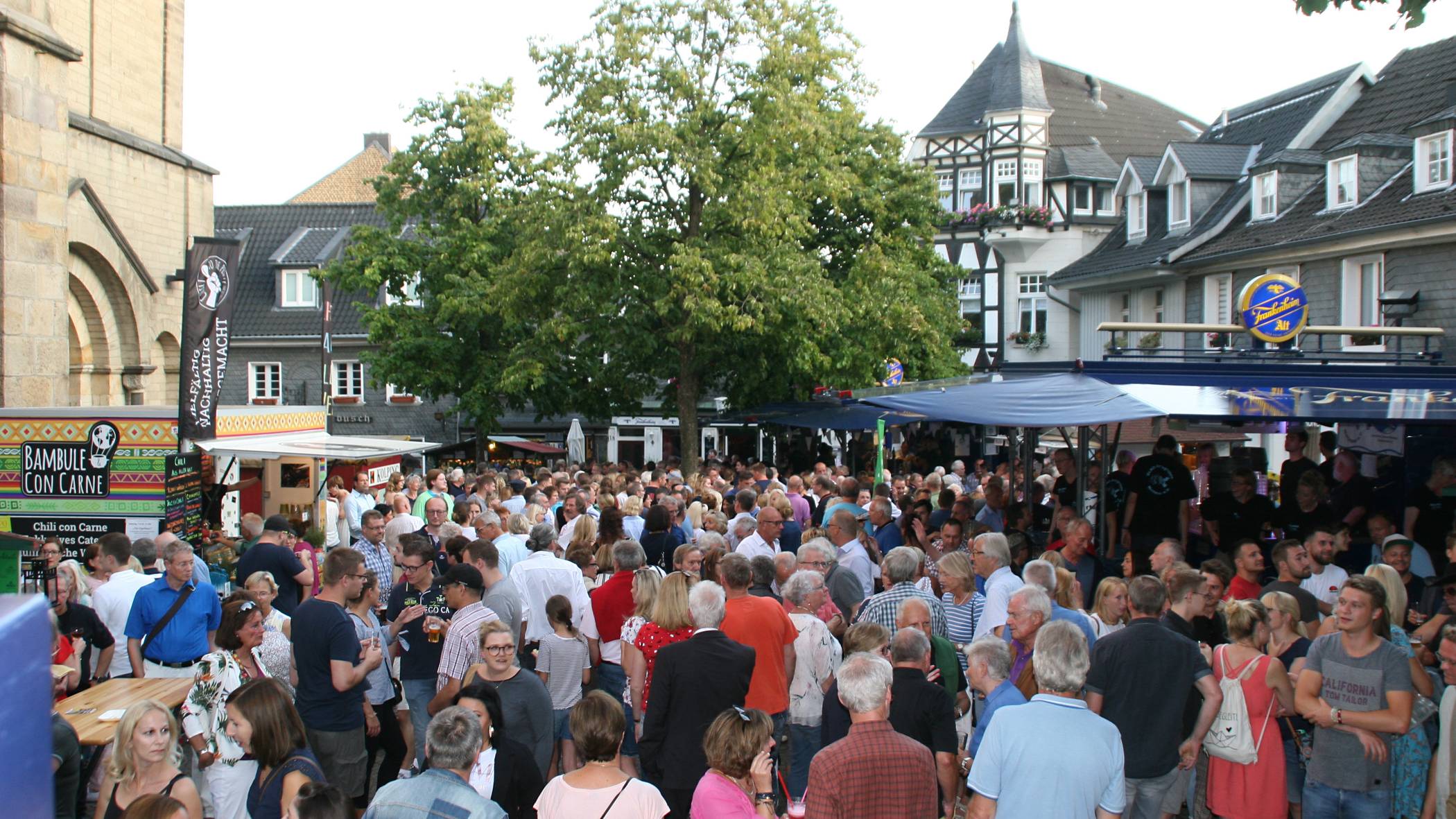  Gut besucht: das Mettmanner Heimatfest. 