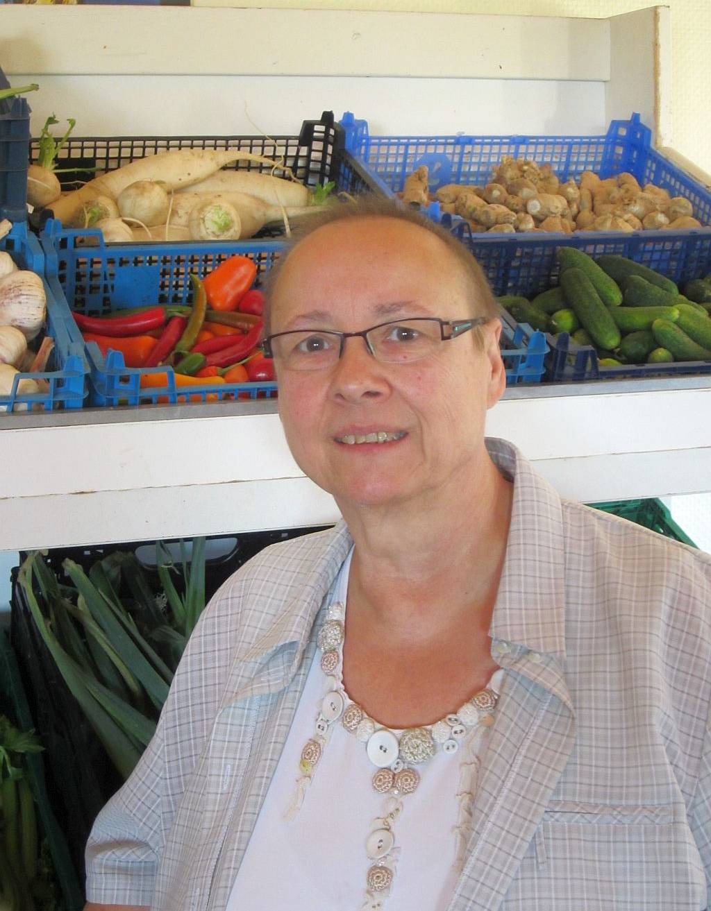  Gisela Fleter leitet die Tafel Mettmann. 