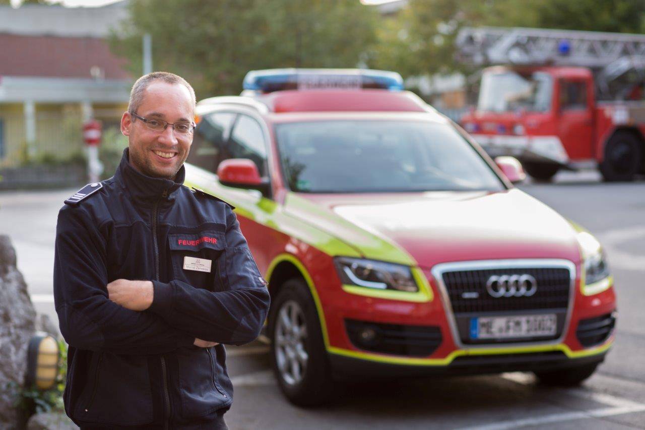 Marco Zerweiss (Leiter der Feuerwehr).