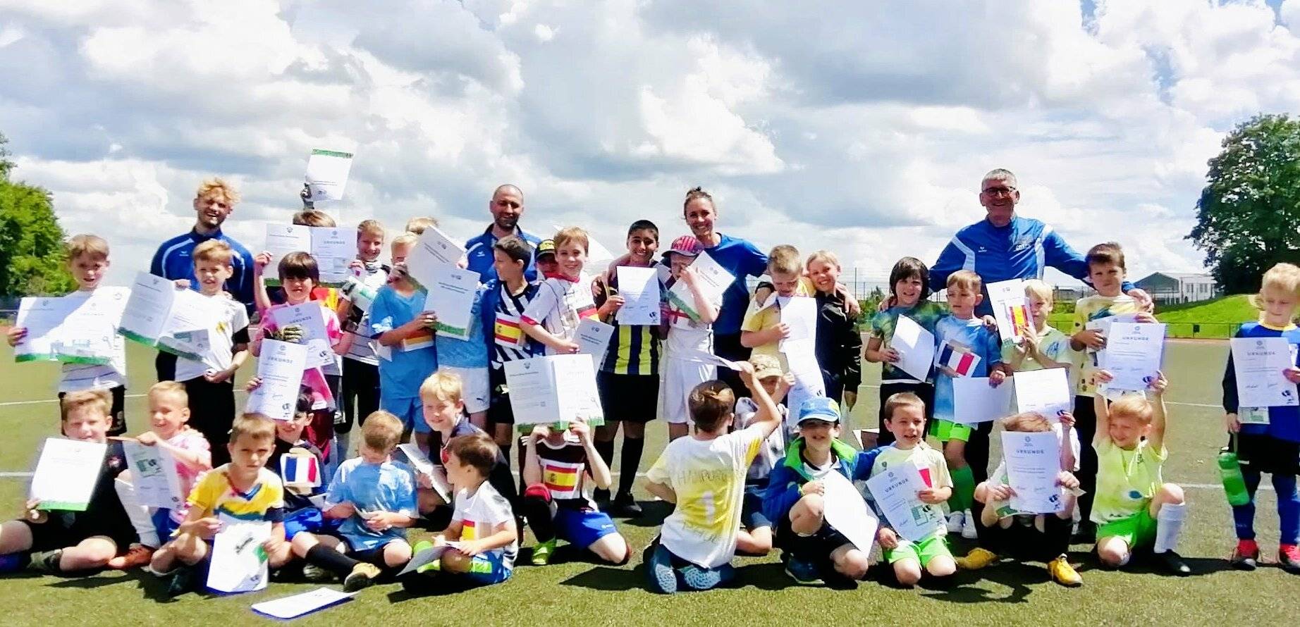  Auch beim 5. Fußballcamp von Mettman-Sport kam der Spaß nicht zu kurz. 