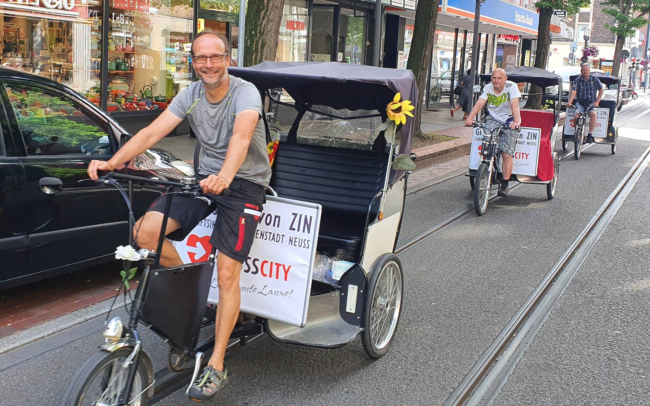 Franziskus-Hospizzentrum beteiligt sich am Kinderlebenslauf am 31. Juli in Mettmann und am 1. August in Hochdahl: Mit Rad und Rikscha unterwegs für die Kinderhospizbewegung