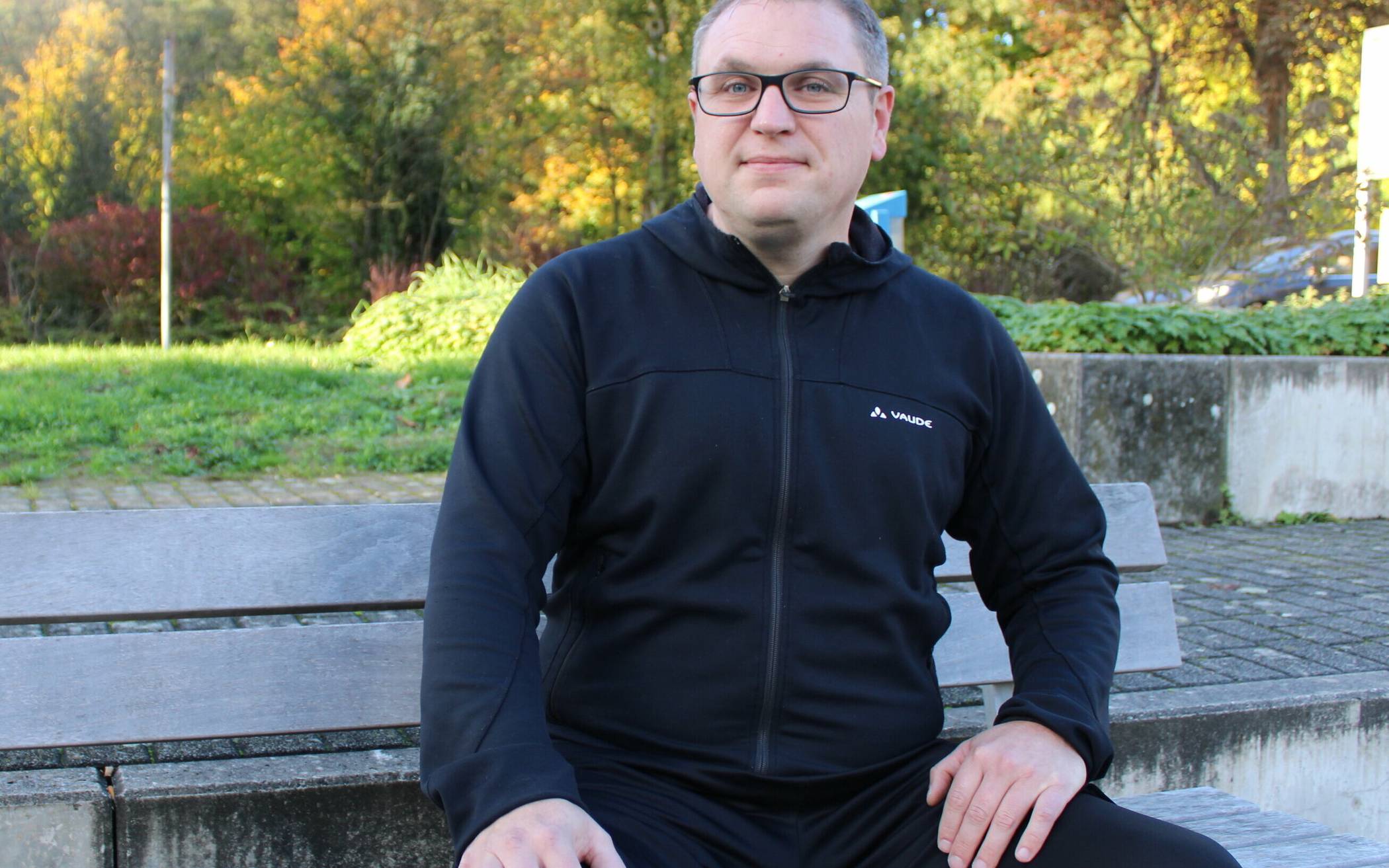 Oliver Neumann hat  eine Laufgruppe für