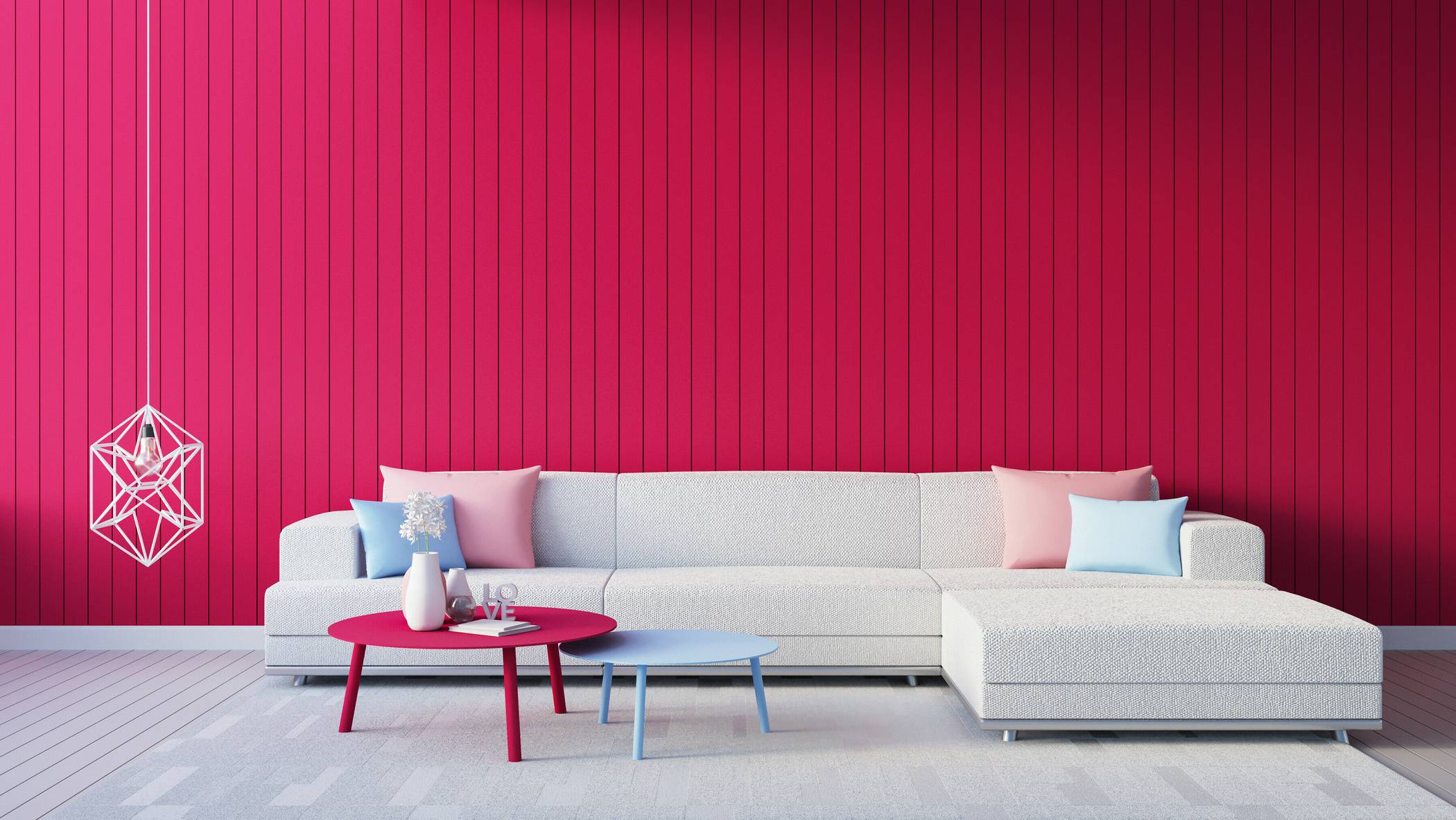 Farben wie Rot und das neue „Viva Magenta“ stehen für Mut, Furchtlosigkeit, Optimismus und Freude.