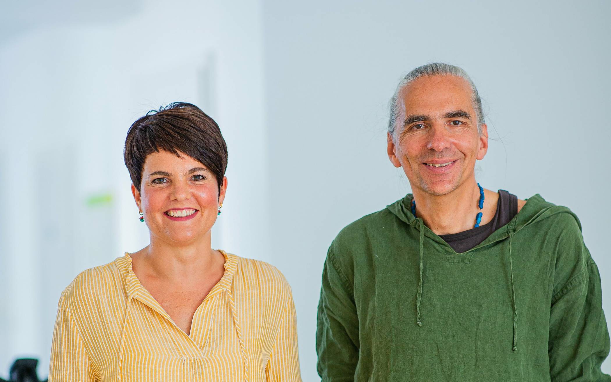 Rebecca Türkis und Nils Lessing von den Grünen. 