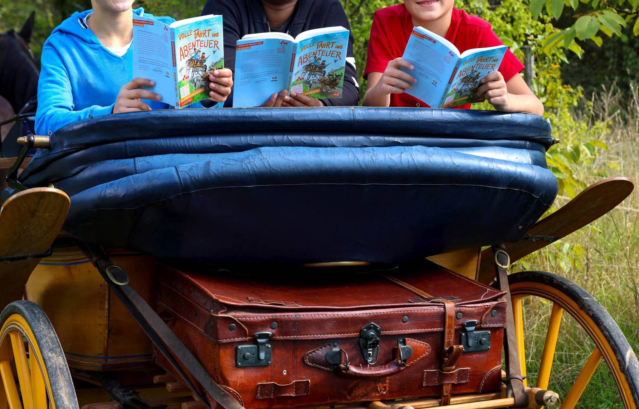  Volle Fahrt ins Leseabenteuer: Am Welttag des Buches sollen Kinder fürs Lesen begeistert werden. 