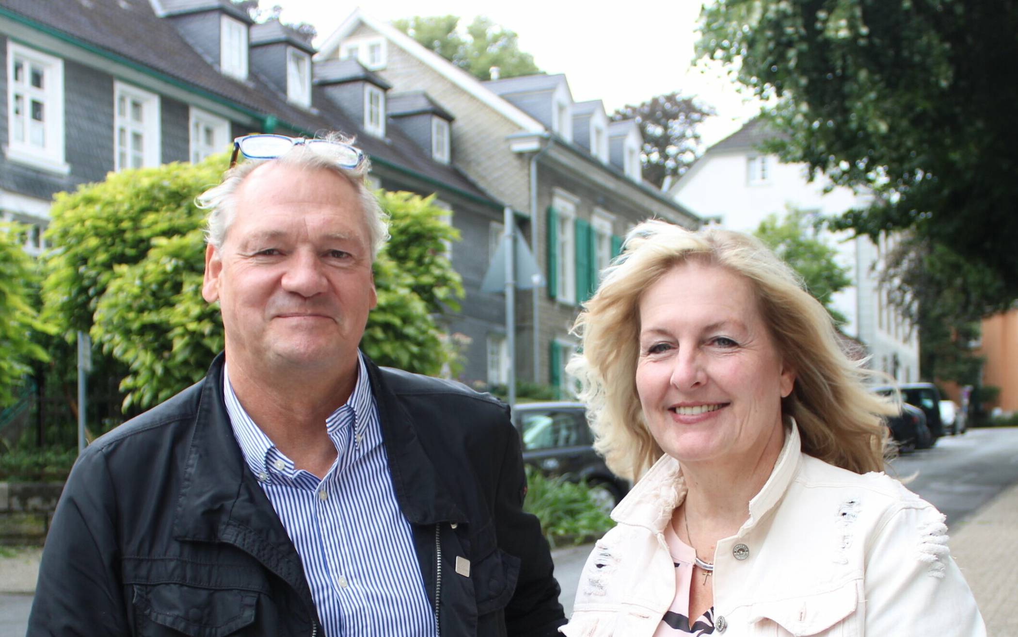  Martina Riznar und Stephan Reichstein von der Stadt Mettmann leiten die Organisation des Heimatfestes. 