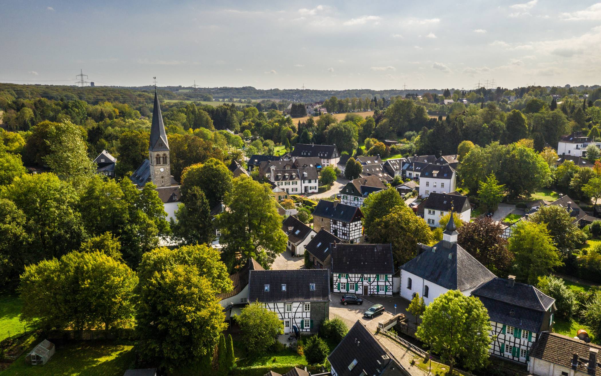 Luftaufnahme Gruiten-Dorf.