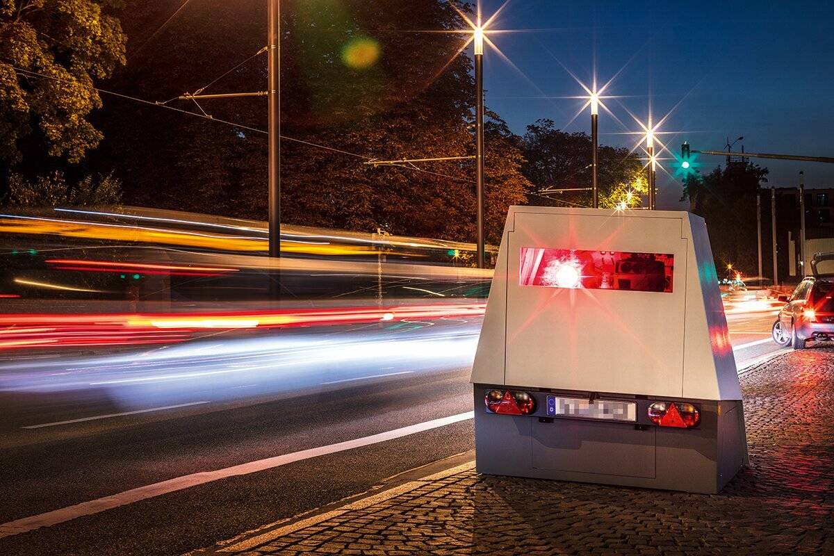 Kreis testet weitere semistationäre Geschwindigkeitsmessanlage: Erster „Trailer“ hat sich bewährt