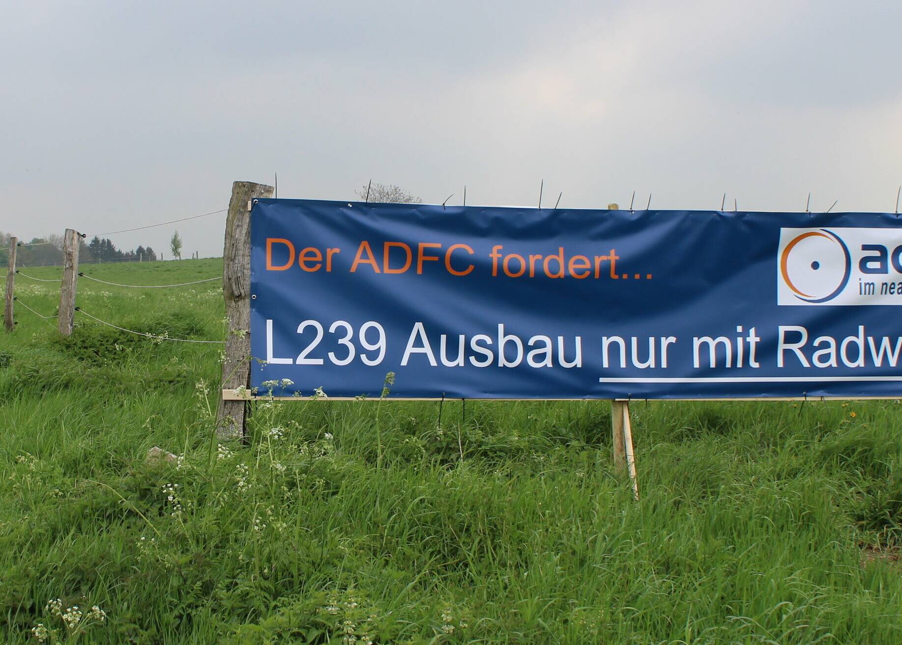 Der ADFC kämpft für einen Radweg