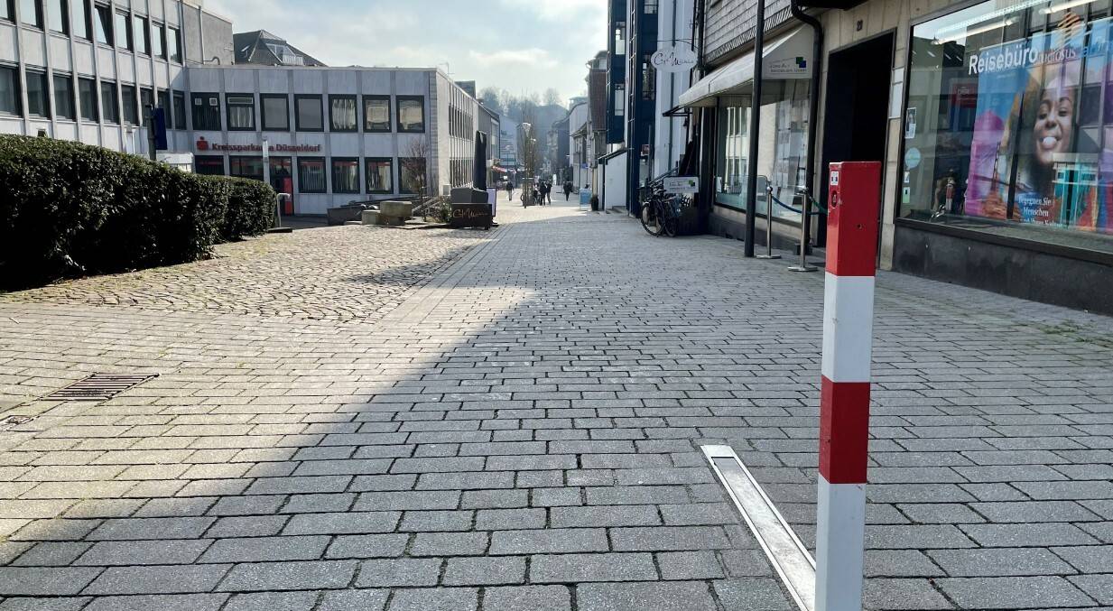 Klappbare Poller wie in der Mühlenstraße