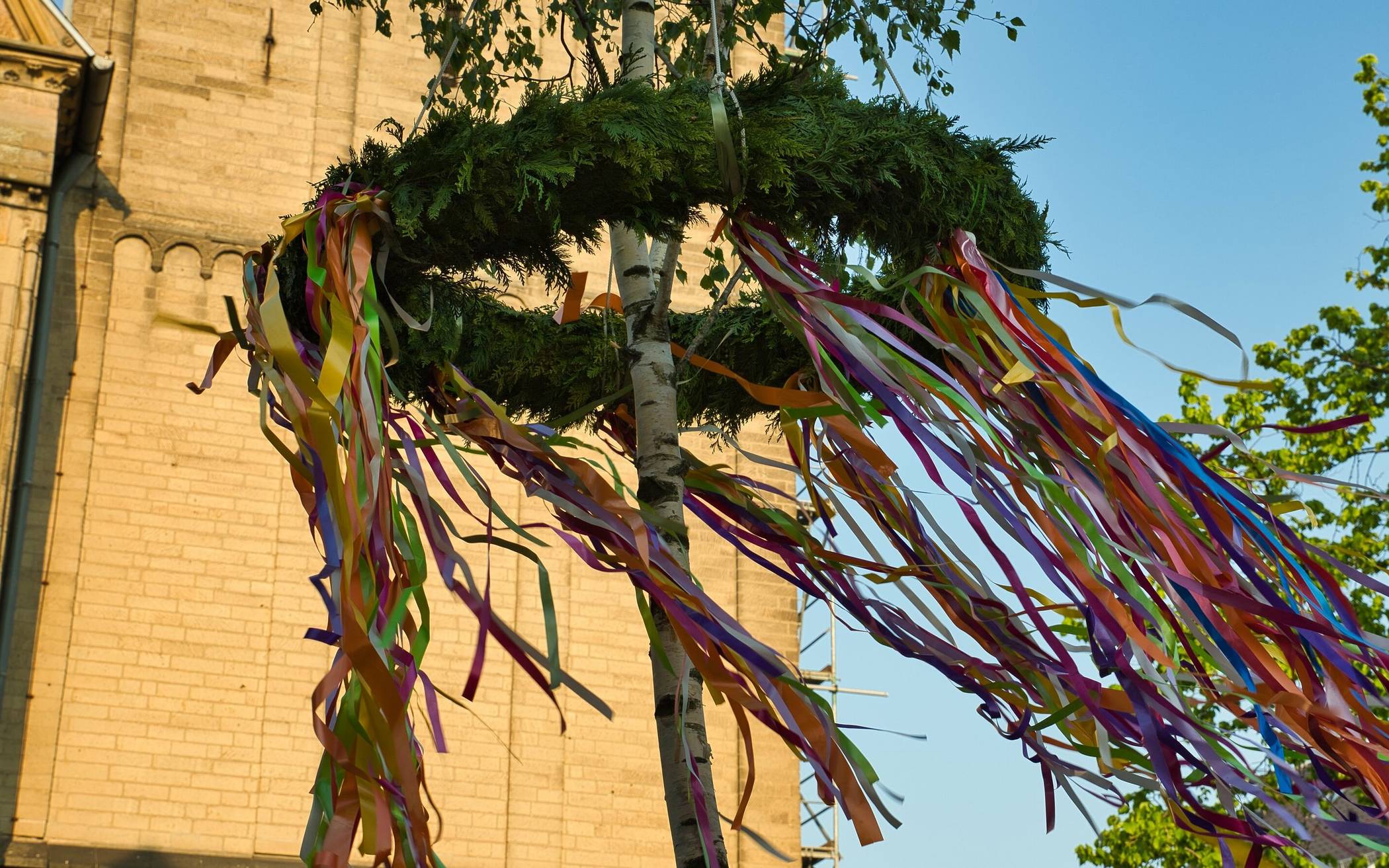 Ein Maibaum für Mettmann.