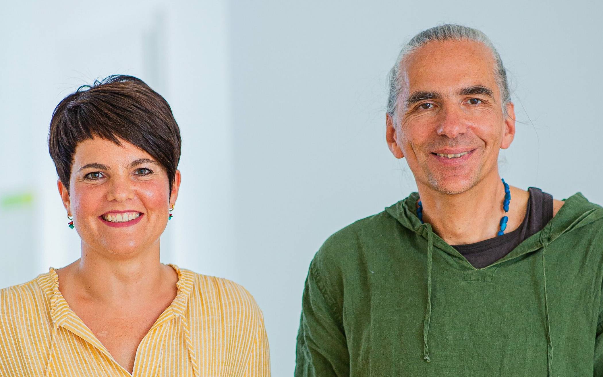 Rebecca Türkis und Nils Lessing von den Mettmanner Grünen.   