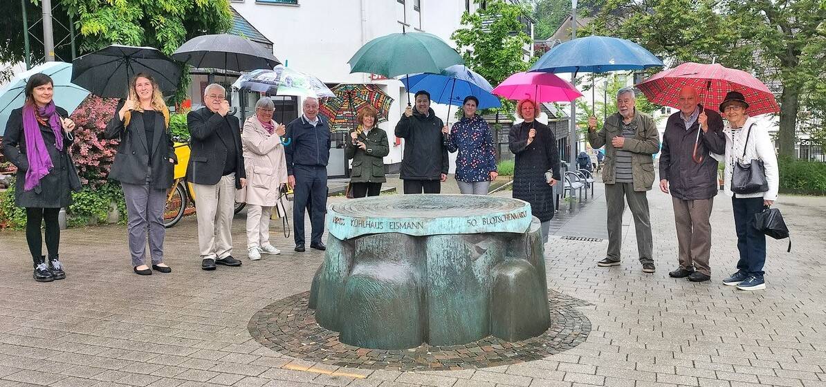 Am vergangenen Wochenende wurde der Jahresring 2022 des wachsenden Denkmals „Erinnering“ enthüllt. 