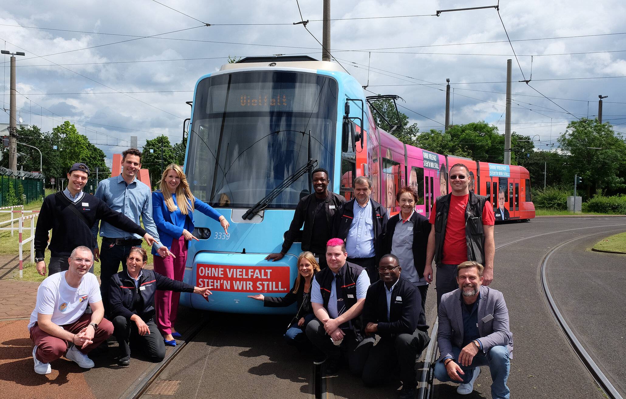 Passend zum Diversity-Tag stellte Rheinbahn-Vorständin Annette
