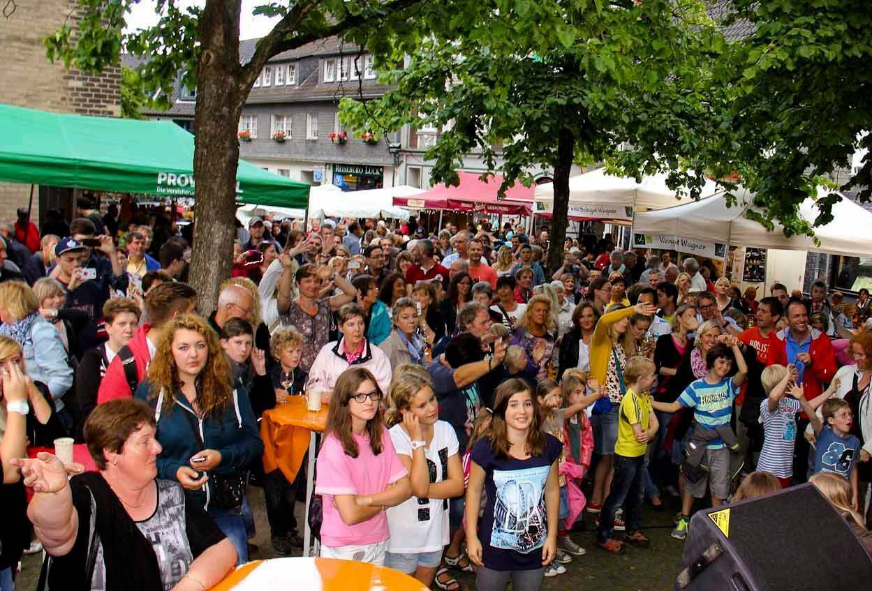 Die Begeisterung der Menschen in Mettmann