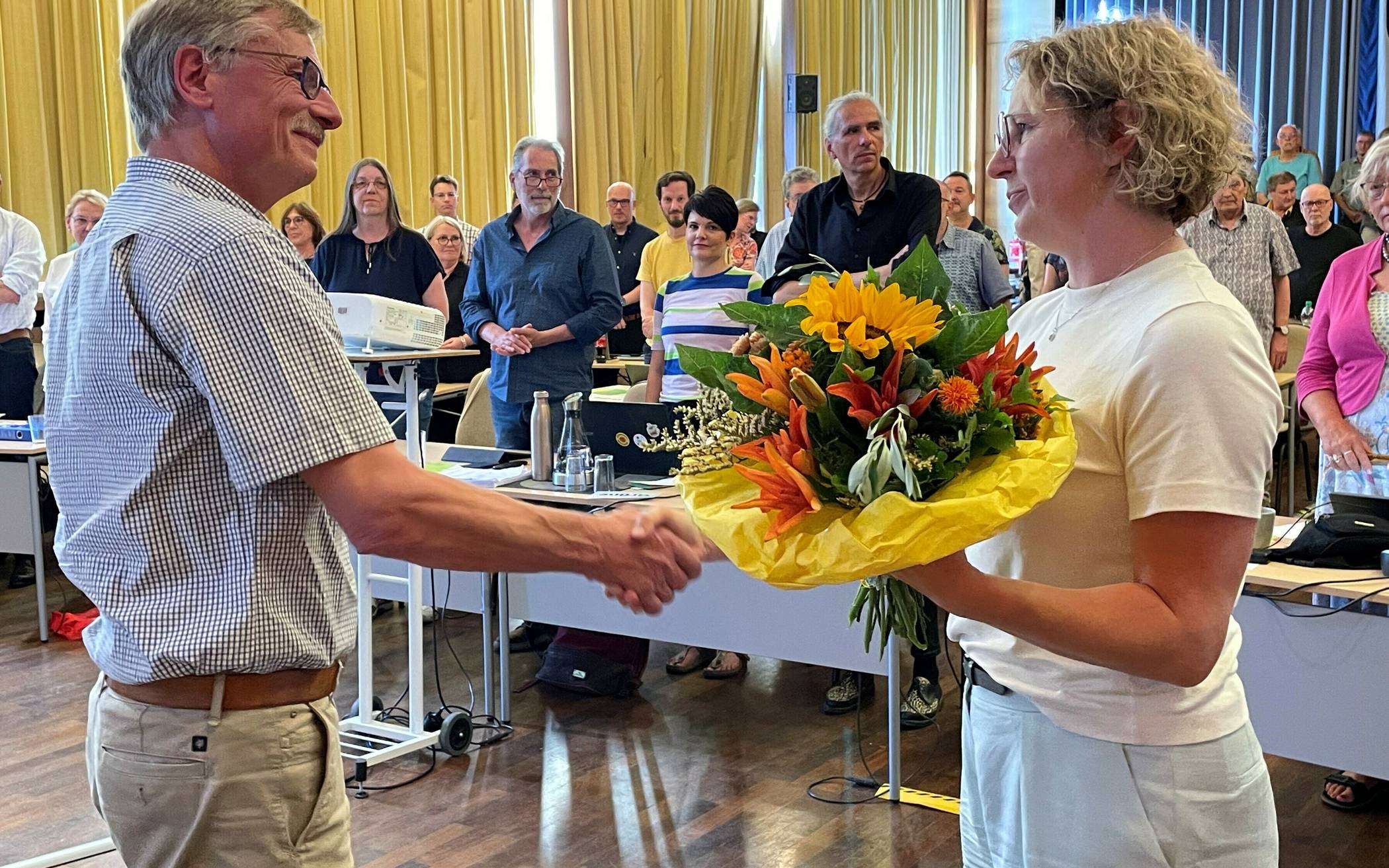 Bürgermeisterin Sandra Pietschmann dankte Jan Söffing