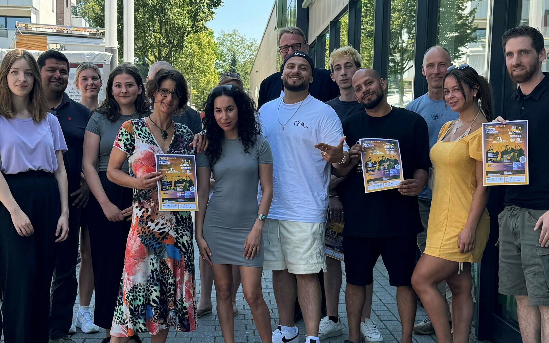  Für Toleranz und Vielfalt: bei „ME against racism“ wird es bunt. 