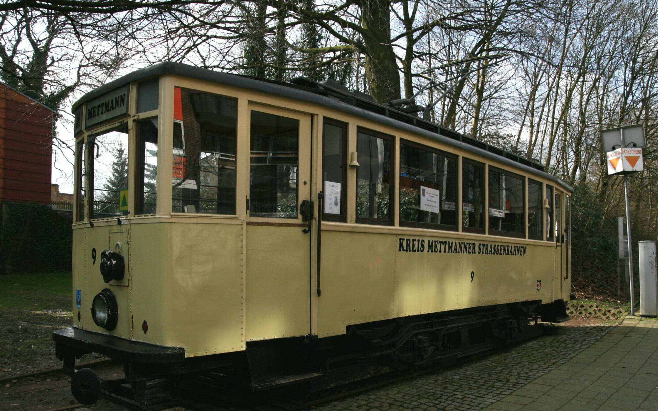 Die alte Mettmanner Straßenbahn stand einst