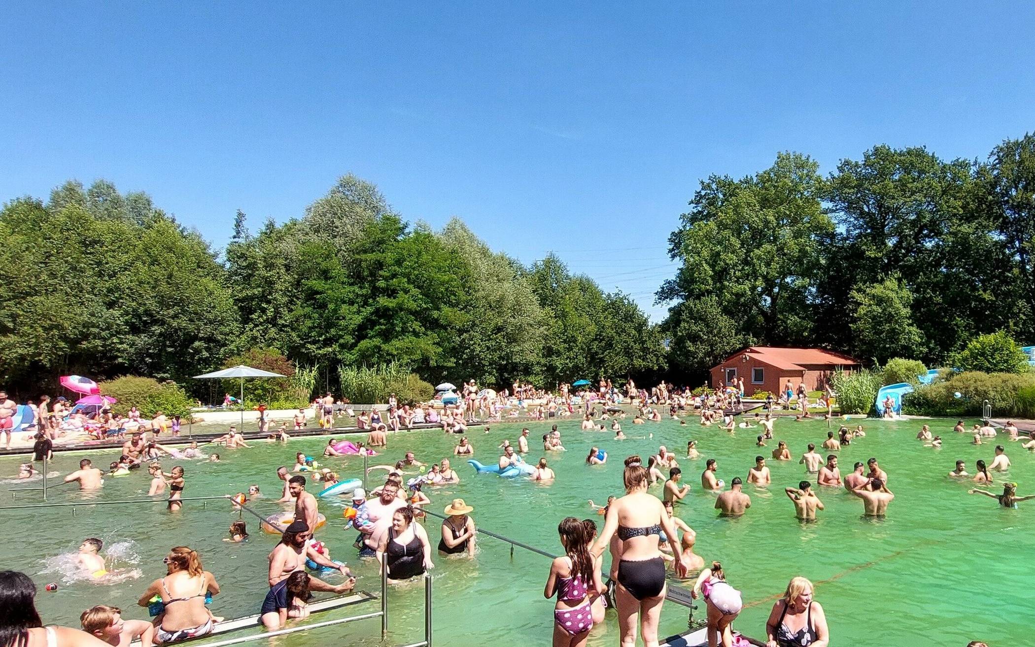 Der perfekte Ort für schöne Sommertage:das Naturfreibad. 