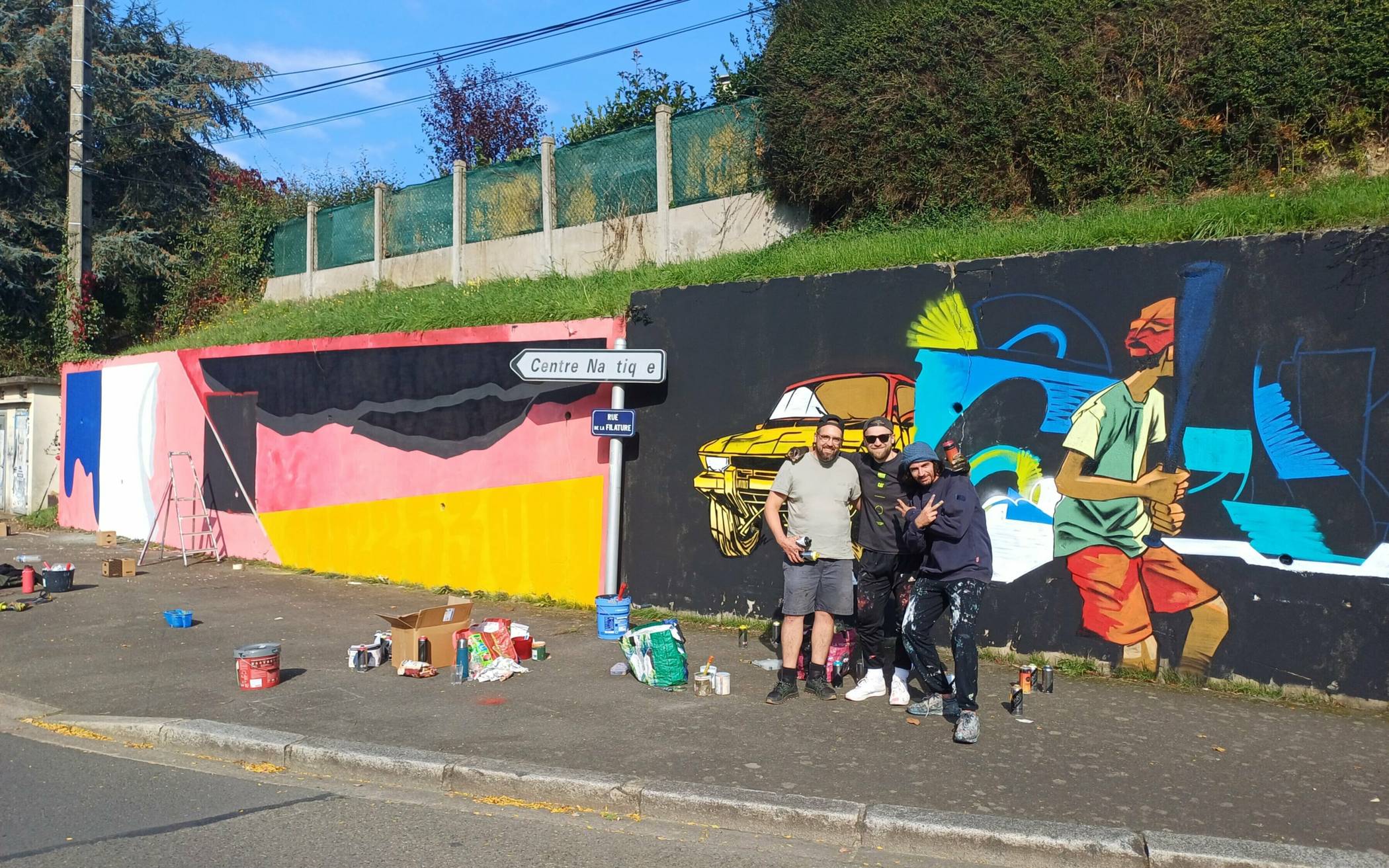 Mettmann Laval Freundschaftsgrafitti zum 50. Jubiläum