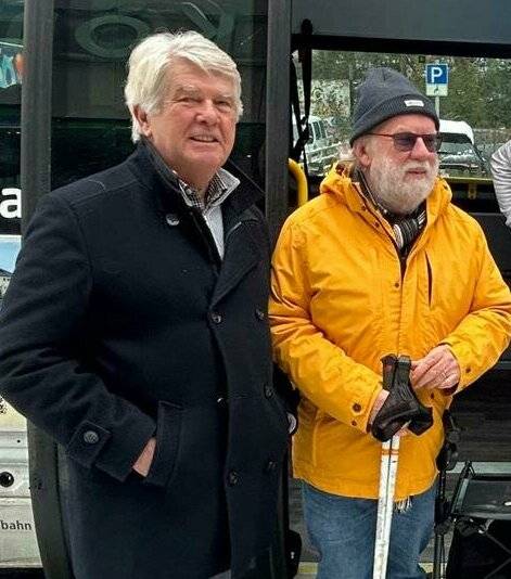 Bodo Nowodworski (links) und Klaus Bartel
