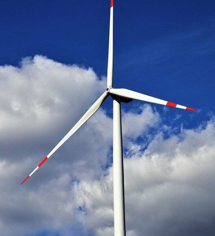 Windräder sind ein wichtiger Faktor bei