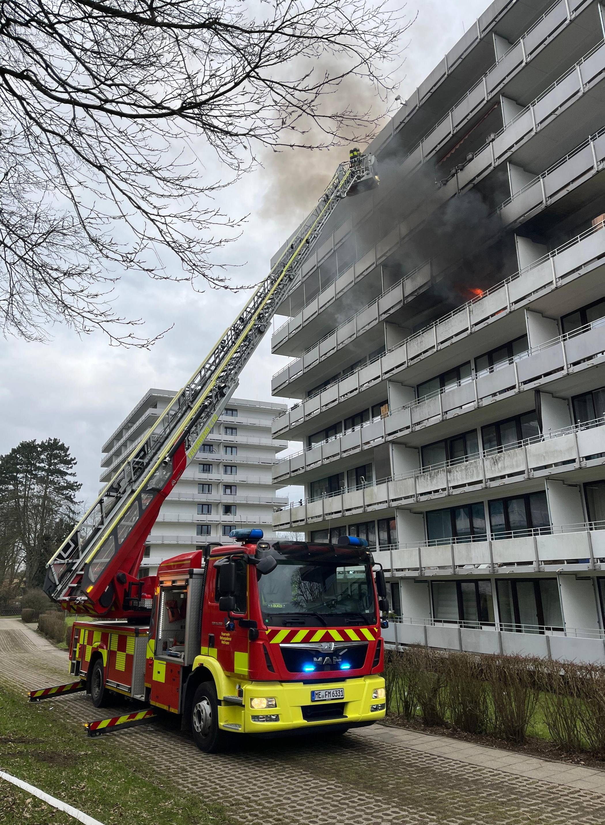 Die Feuerwehr Mettmann im Einsatz. Foto: Feuerwehr Mettmann
