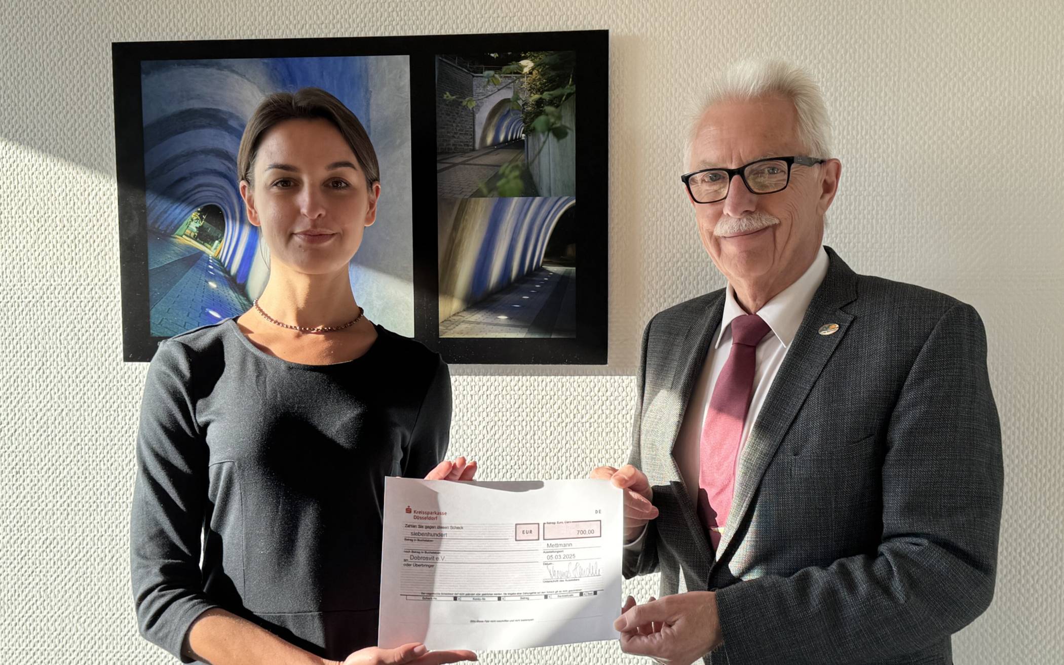Inna Schlich vom Verein Dobrosvit und