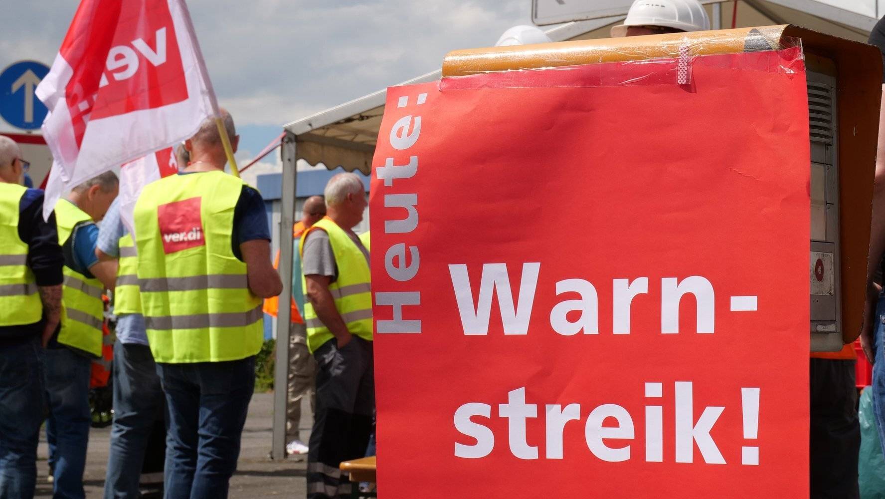 Verdi hat zum Streik aufgerufen.