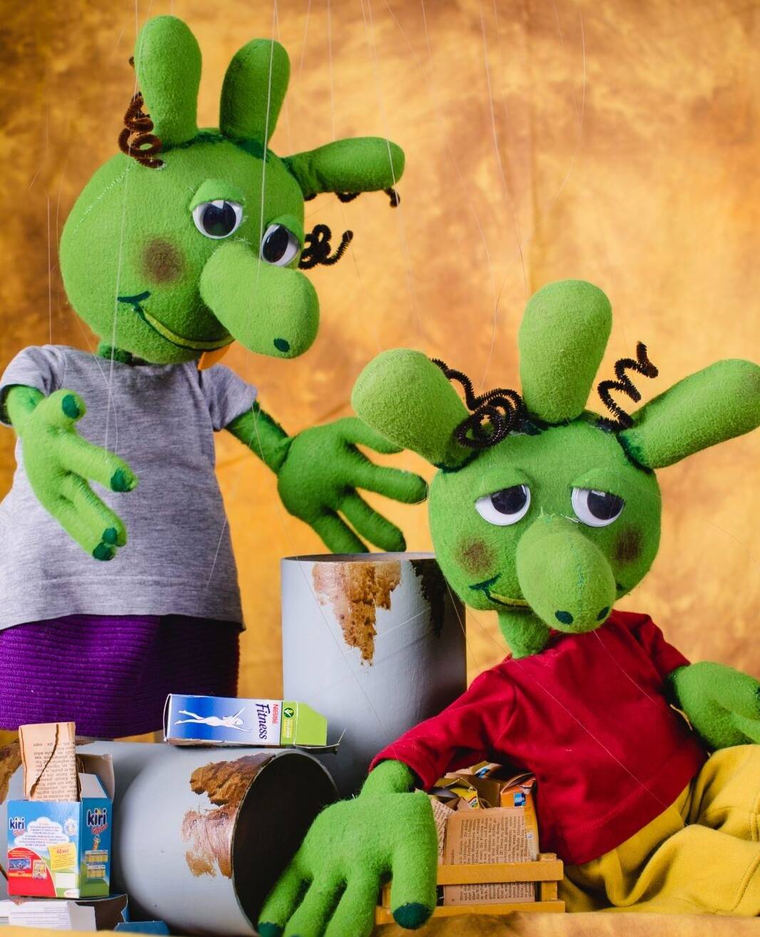  Die gesamt Olchi-Familie ist im Oktober in der Kulturvilla zu Gast.  
