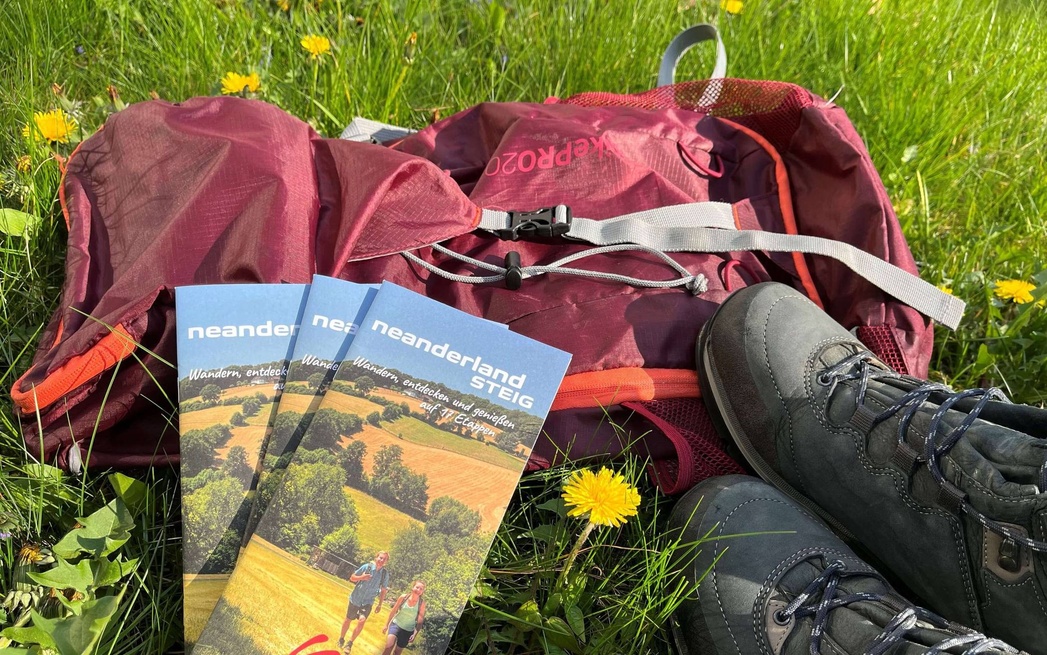Neu aufgelegt: Neanderland Steig Wanderbroschüre
