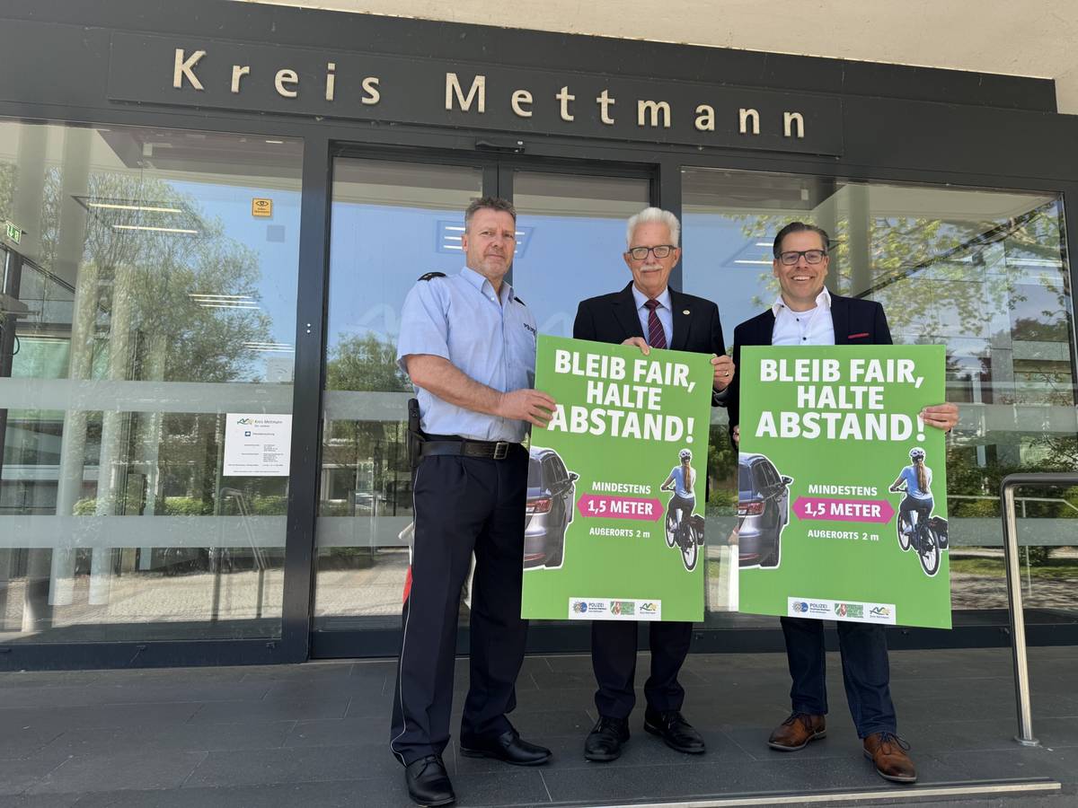 Neuauflage der Kampagne "Bleib fair, halte Abstand!“