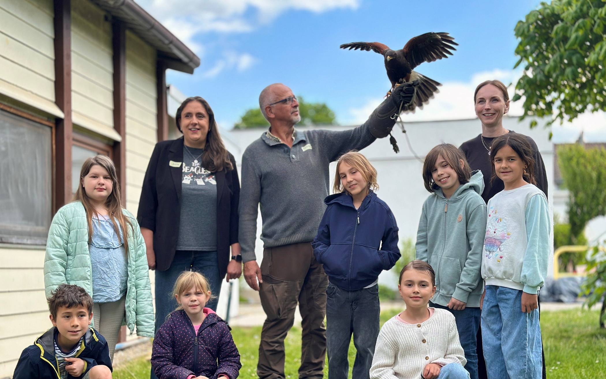 Luke - Wüstenbussard und ein echter Kinderfreund