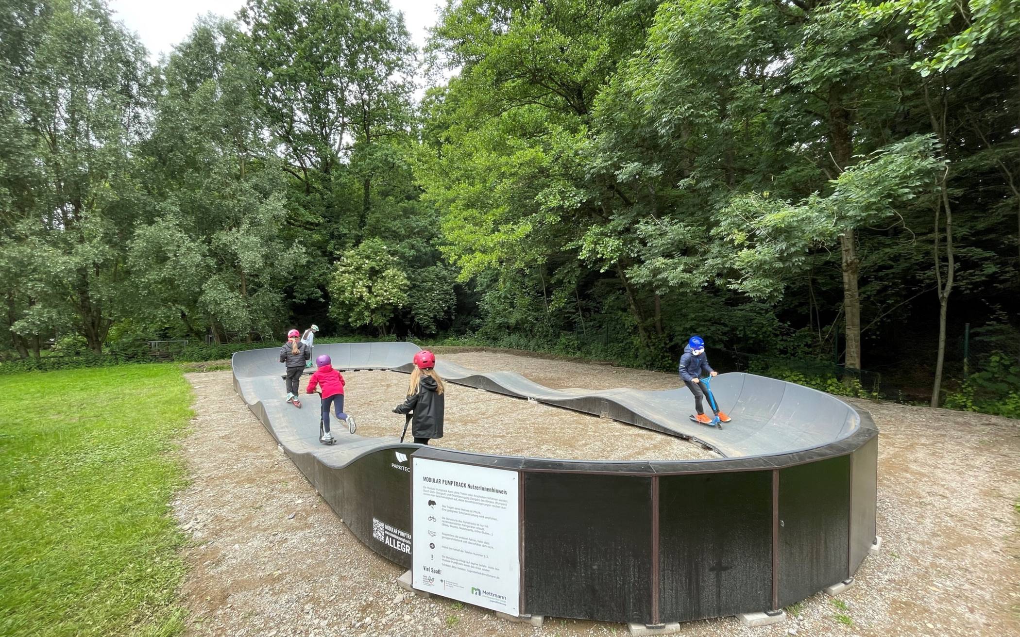 Der neue Pumptrack ist ein Kracher