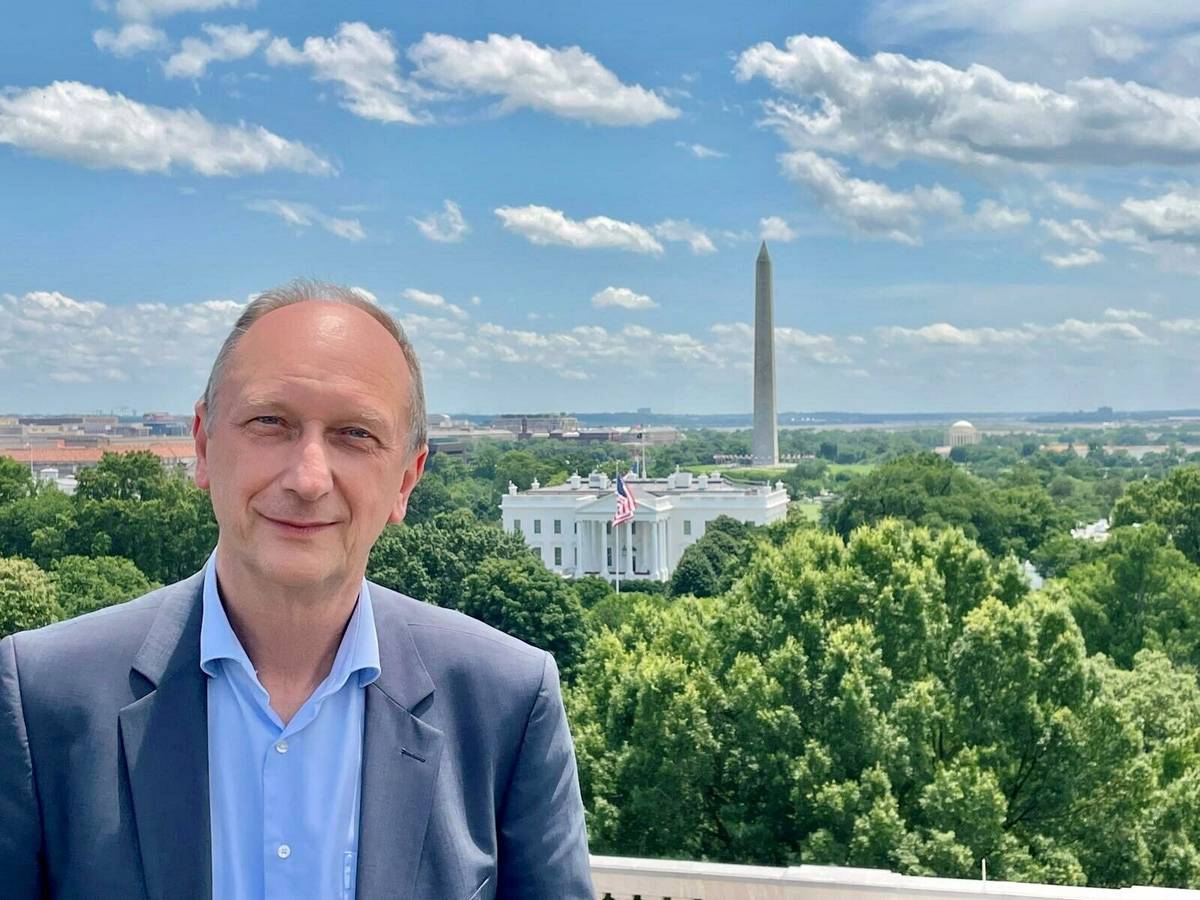 Klaus Wiener auf US-Reise