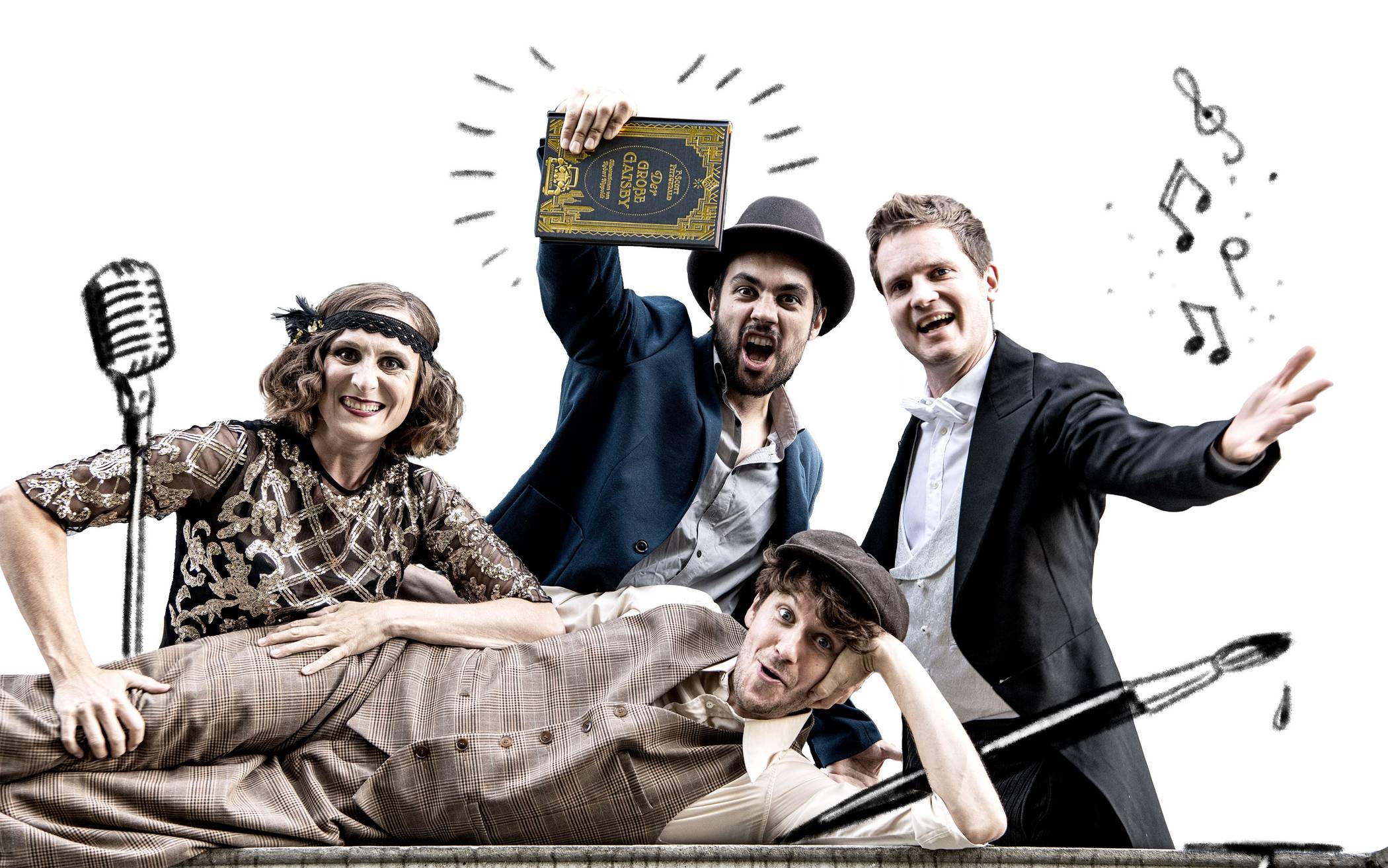 Robert Nippoldt und das Green Light Ensemble mit „Der große Gatsby“ kommen ins Bürgerhaus Langenberg.