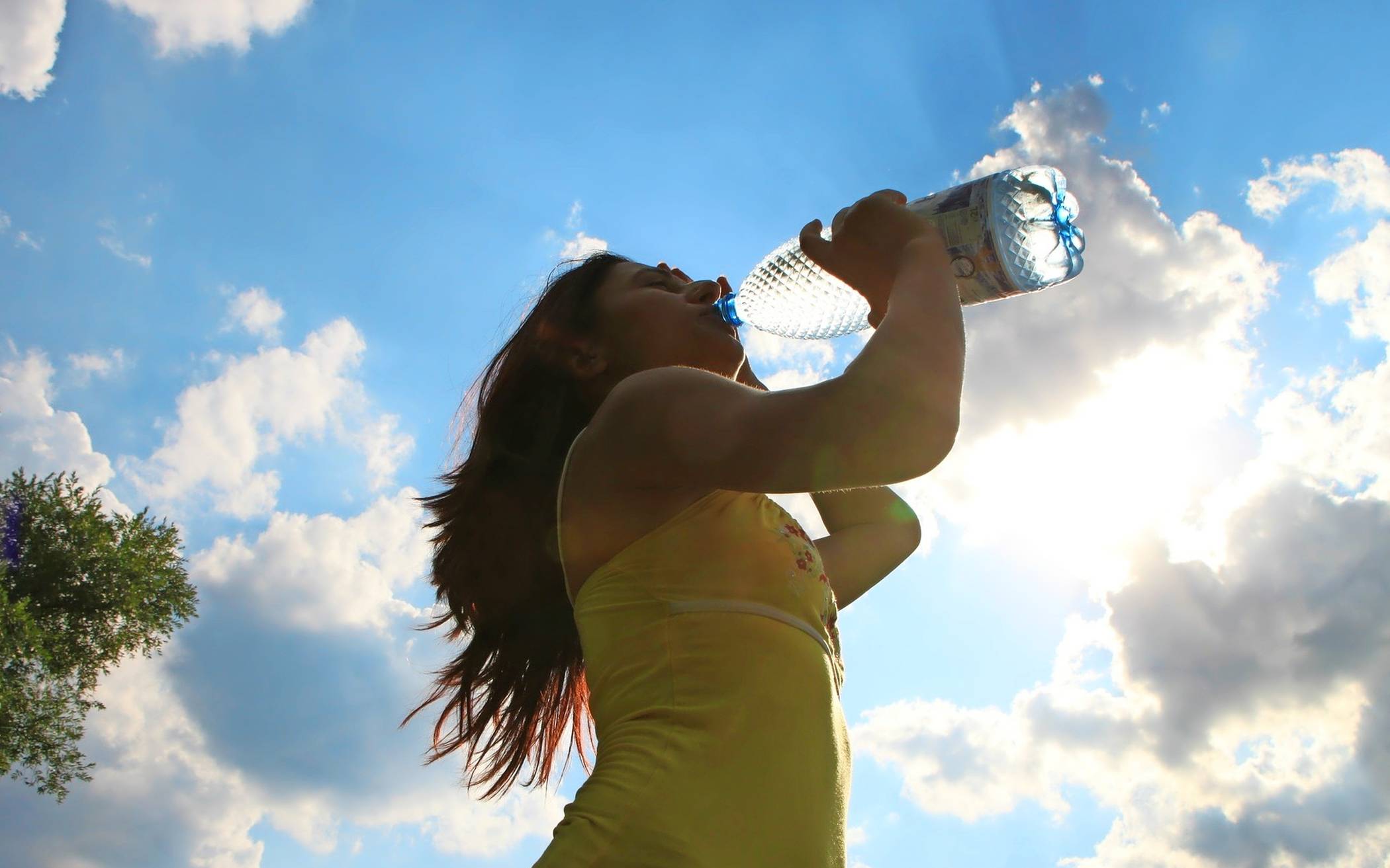  Ganz wichtig bei hohen Temperaturen: viel trinken. 