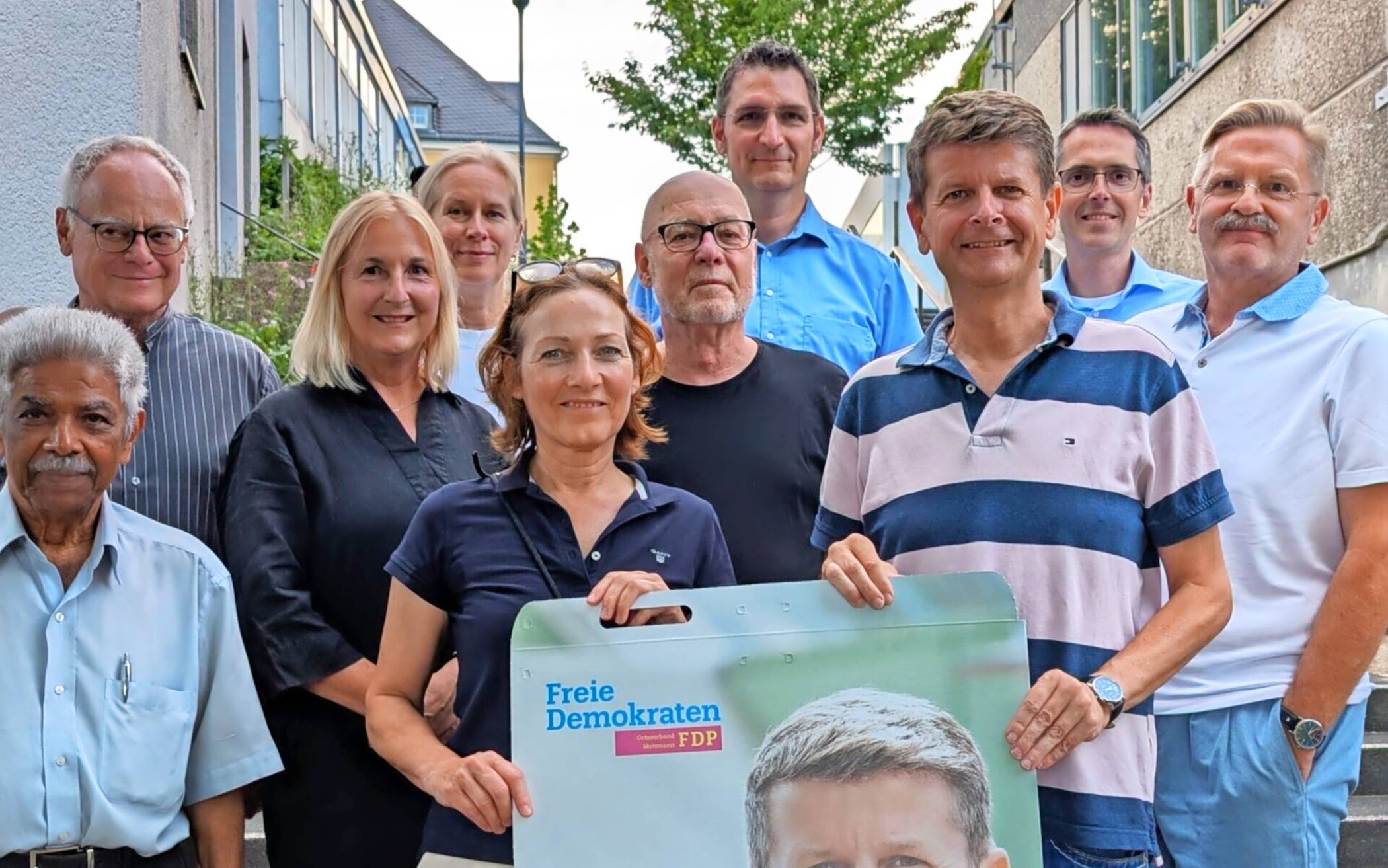 Der neue FDP Vorstand mit der