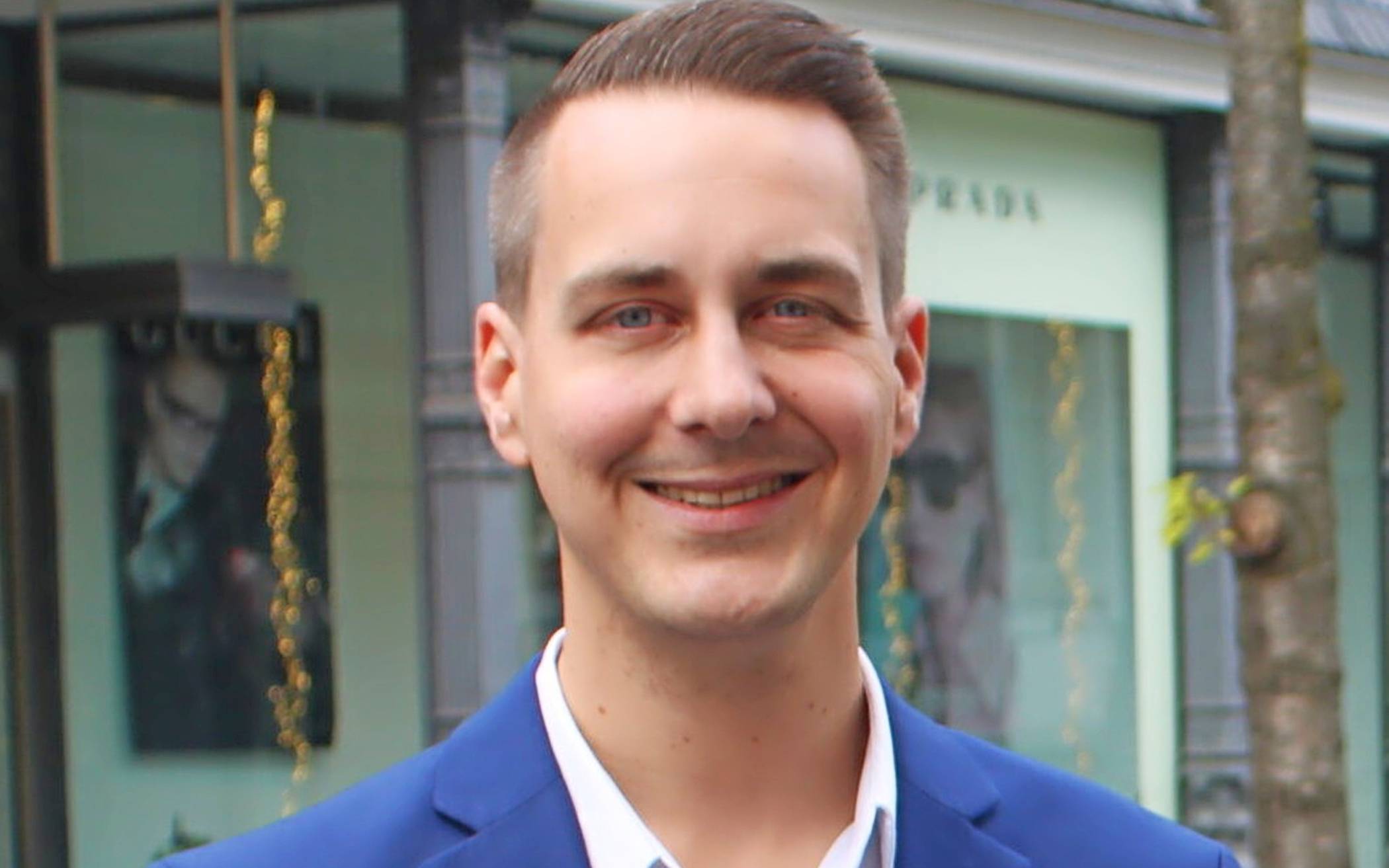André Bär kandidiert für das Amt des Bürgermeisters. 