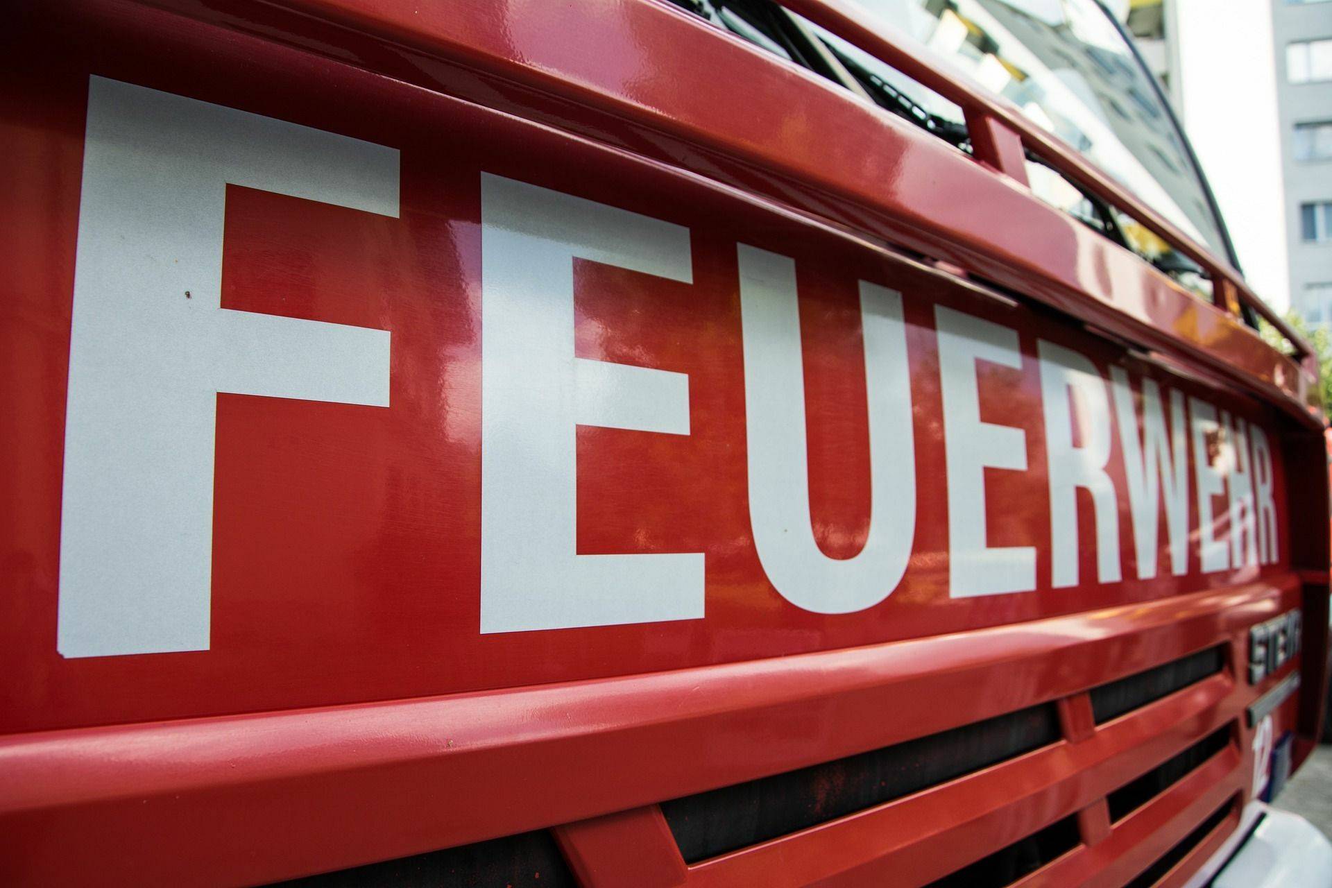 Feuer in einer Obdachlosenunterkunft