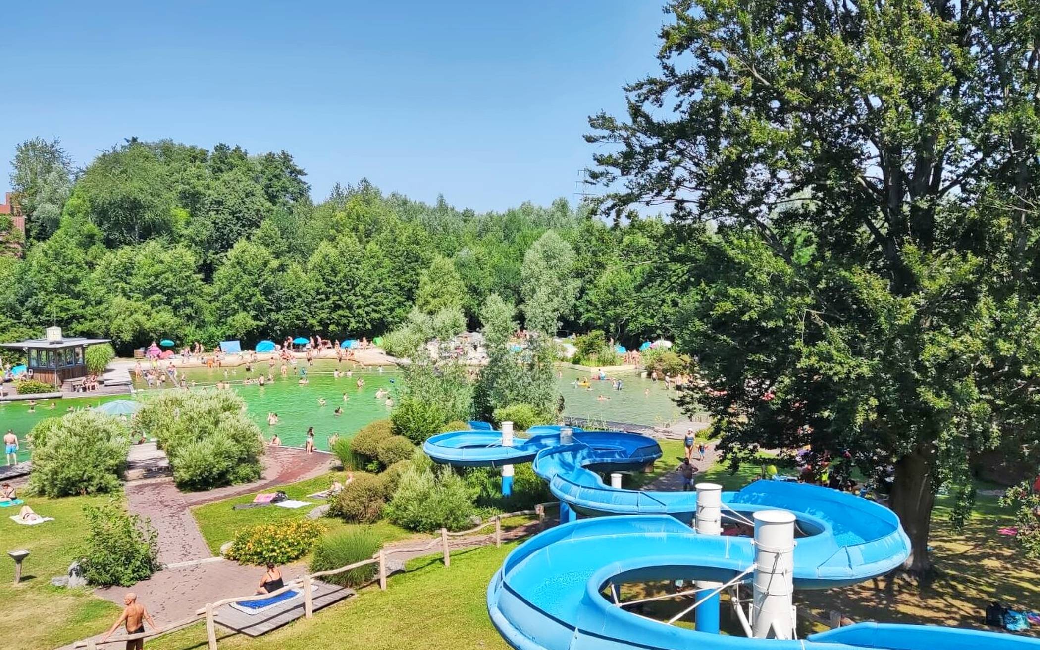 Naturfreibad Mettmann. &#x21e5;Foto: Stadt/ Archiv