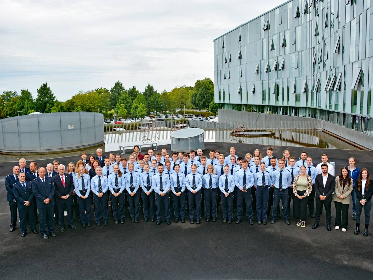 58 neue Polizistinnen und Polizisten für den Kreis Mettmann